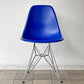 ヴィトラ Vitra サイドシェルチェア エッフェルベース ポリプロピレン製 ブルー 2001年製 C&R イームズ ミッドセンチュリーデザイン ◇