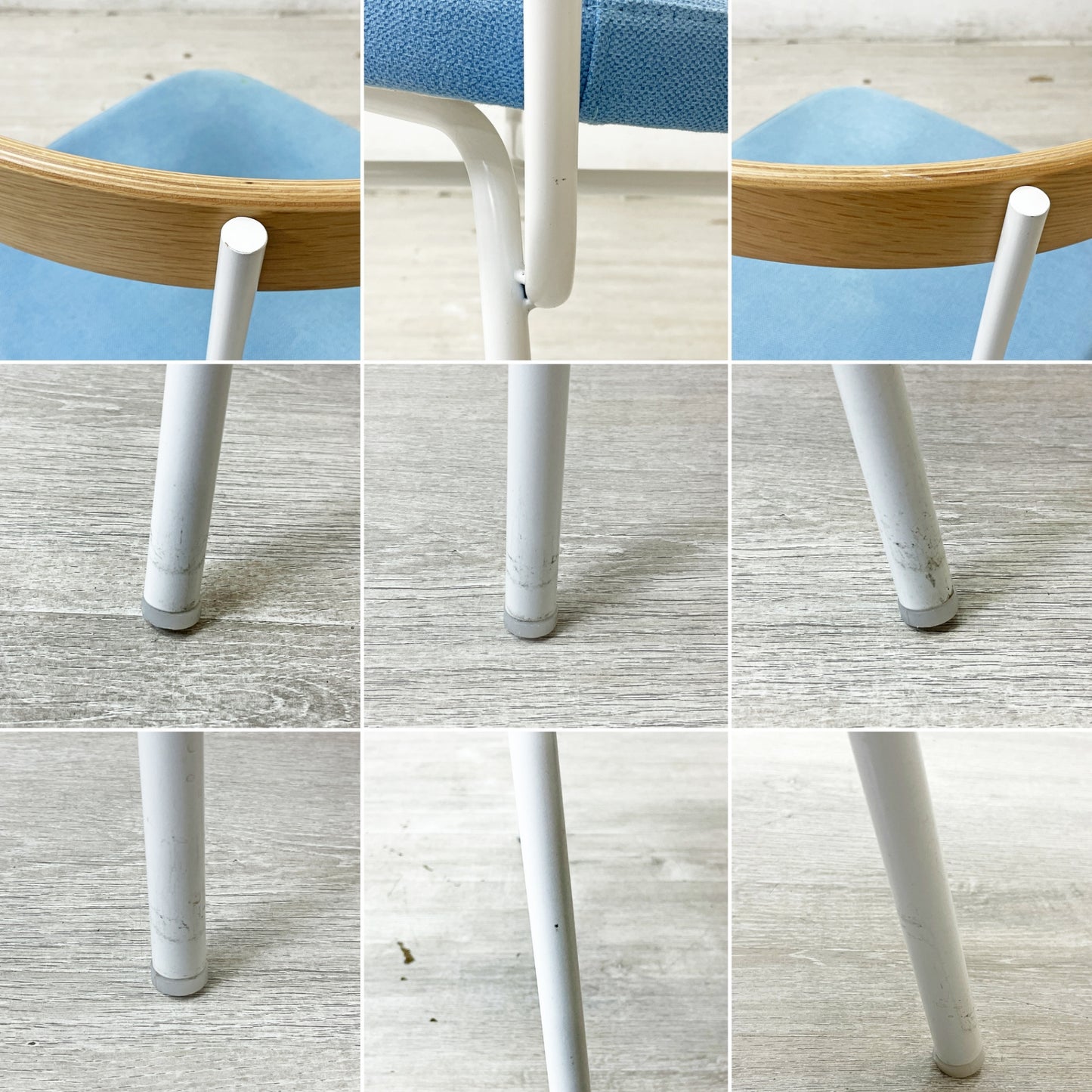 イデー IDEE フェレチェア FERRET CHAIR ダイニングチェア ファブリック オーク材 スチールフレーム A ●