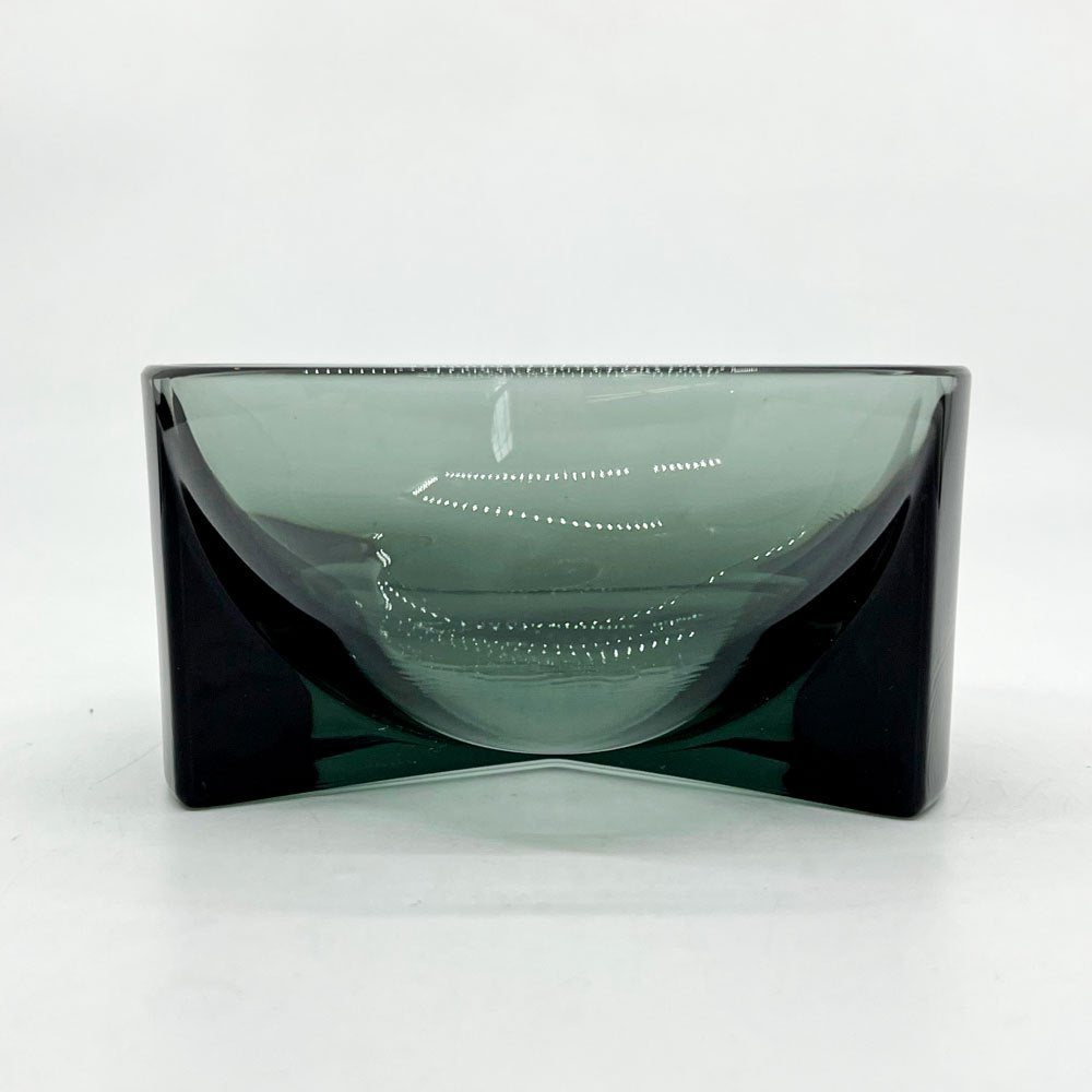 イッタラ iittala クル Kuru ガラスボウル 小物入れ Φ12cm グレー フィリップ・マルイン フィンランド 北欧雑貨 ●
