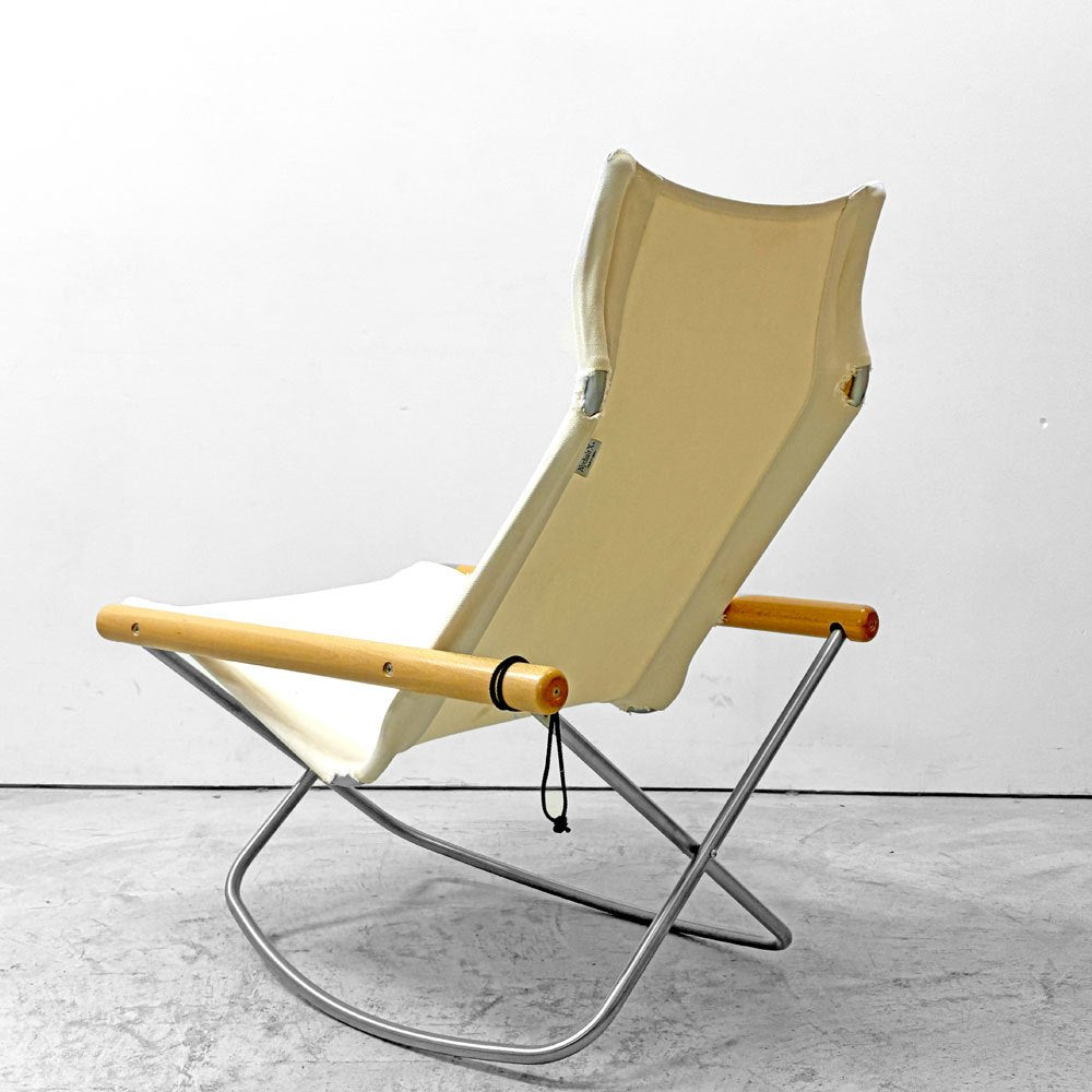 ニーチェア エックス Nychair X フォールディングチェア ロッキングチェア 折り畳み 新居猛 ●