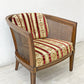 ドレクセルヘリテイジ DREXEL HERITAGE トライユン TRIUNE アップホルスタリーチェア UPHOLSTERY CHAIR ラタン張り USビンテージ B ●
