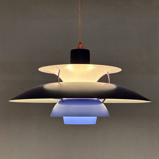 ルイスポールセン Louis Poulsen PH5プラス PH5 plus ペンダントライト ブルー ポール・ヘニングセン Poul Henningsen デンマーク 名作照明 廃盤カラー ★