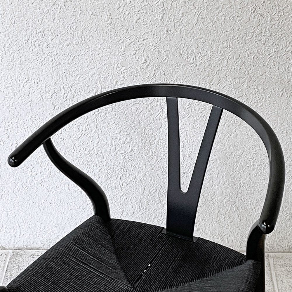 カールハンセン＆サン Carl Hansen & Son CH24 Yチェア ブラックラッカー × ブラックペーパーコード ハンス・J・ウェグナー ビーチ材 A ◇