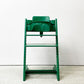 ストッケ STOKKE トリップトラップ TRIPP TRAPP ベビーチェア キッズチェア S/N6～ ガード・グライダー付き グリーン ノルウェー 北欧家具 ●