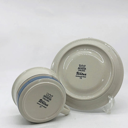 アラビア ARABIA ウートゥア Uhtua カップ＆ソーサー ウラ・プロコッペ フィンランド 北欧食器 ビンテージ ●