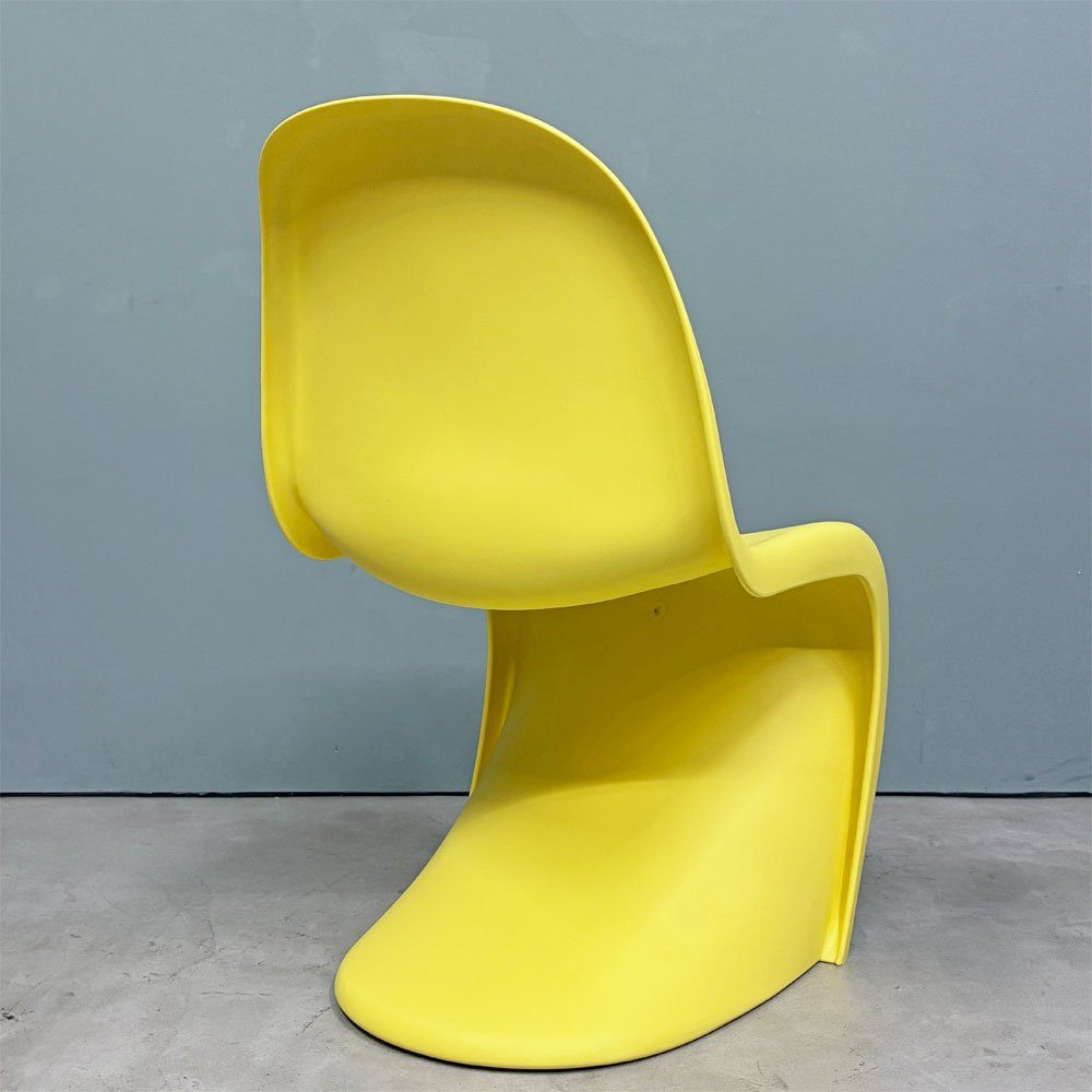 ヴィトラ vitra パントンチェア ダイニングチェア スタッキングチェア イエロー ヴェルナー・パントン Panton ミッドセンチュリー スペースエイジ B ◎