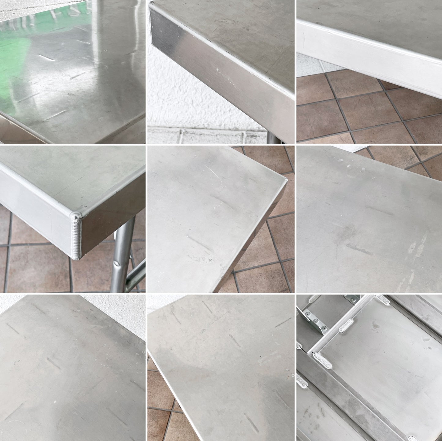 ピットパル PIT PAL アルミ ワークテーブル ALUMINIUM WORK TABLE Sサイズ ワークデスク w106cm インダストリアル パシフィックファニチャーサービス取扱 ◇