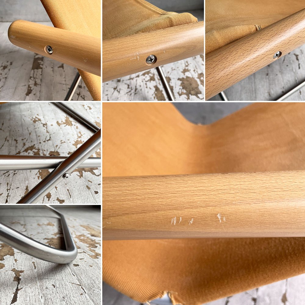 藤栄 FUJIEI ニーチェア エックス Ny chair X rocking フォールディングチェア ロッキング ナチュラル 新居猛 MoMA ♪
