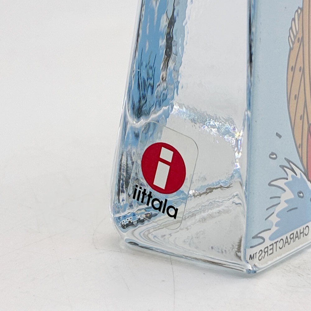 イッタラ iittala ムーミン MOOMIN ムーミンパパ ガラスカード オブジェ ガラス 北欧雑貨 ●