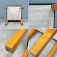 イデー IDEE スクエア レッグスチェア SQUARE LEGS CHAIR メープル材 ファブリック ブラウン 北欧スタイル ◎