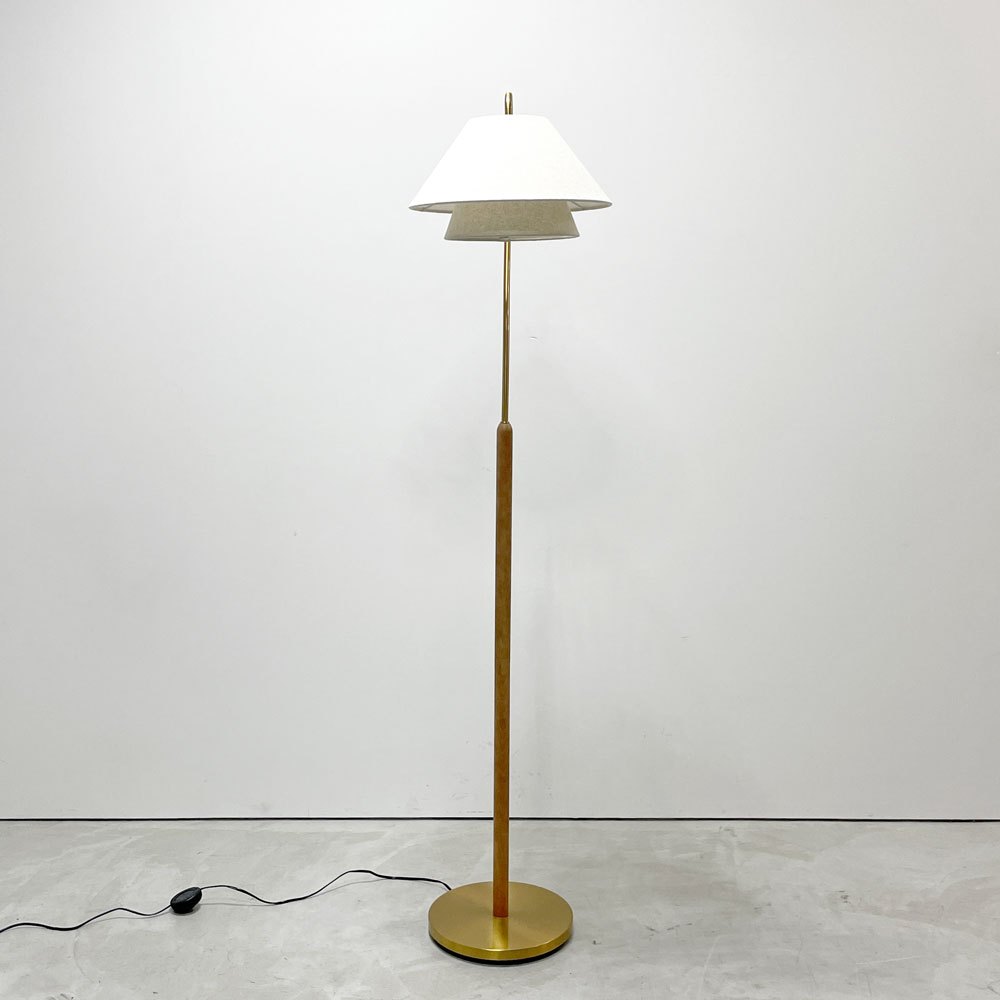 フライミーヴェール FLYMEe Vert フロアライト Floor Light #113031 ウッド×スチール×ファブリック クラシカルモダン ●