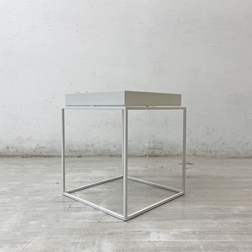 ヘイ HAY トレイテーブル Tray Table S サイドテーブル ホワイト スクエア W30cm デンマーク 北欧家具 定価：38,500円 ●