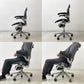 ハーマンミラー Herman Miller アーロンチェア フル装備 Bサイズ ポスチャーフィット クラシックカーボンメッシュ ポリッシュドアルミベース レザーアーム ビル・スタンフ ＆ ドン・チャドウィック ●