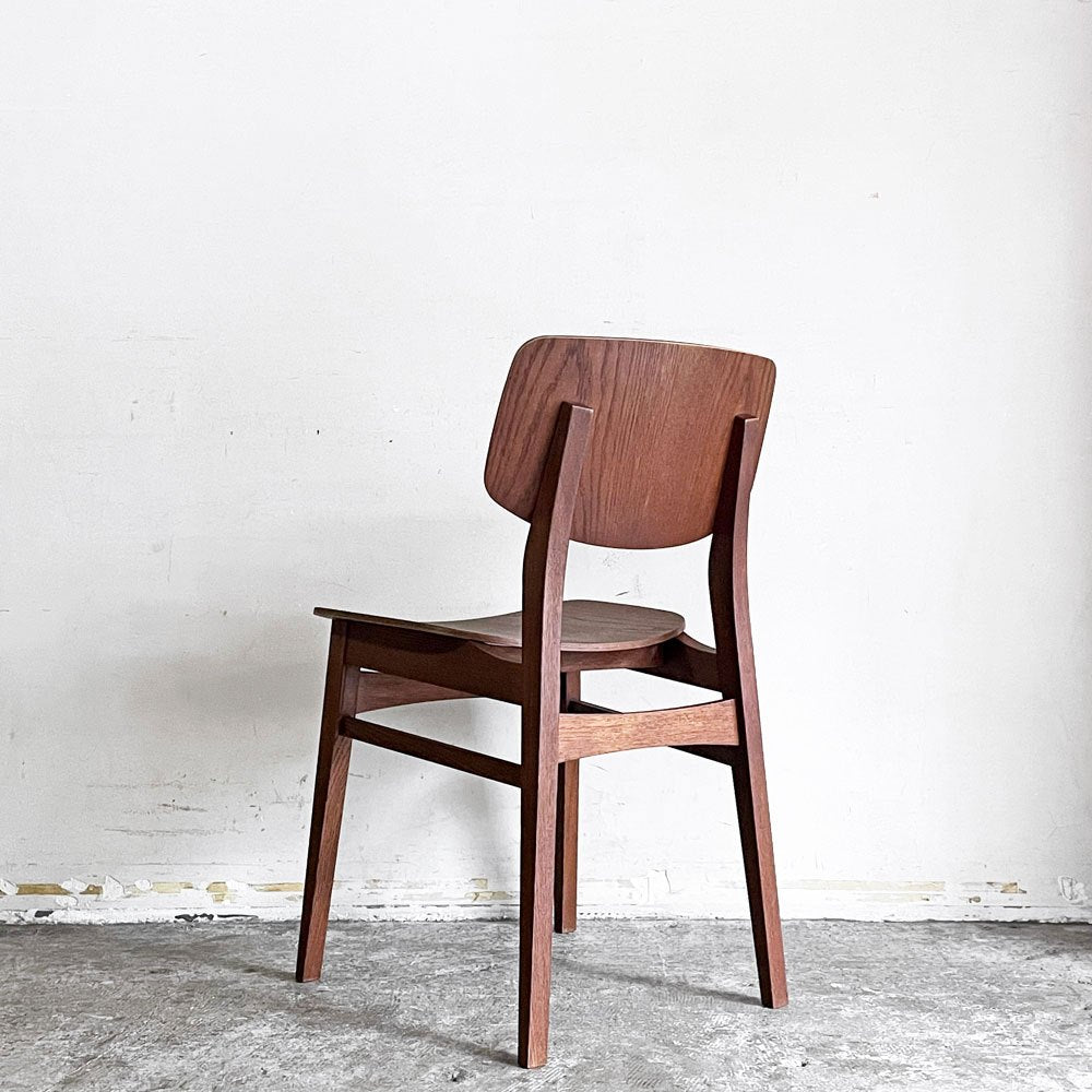 トラックファニチャー TRUCK FURNITURE トーチチェア TORCH CHAIR ダイニングチェア オーク材 ウッドシート ブラウン A ■