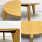 ヴィトラ vitra ゲリドン バ Gueridon Bas コーヒーテーブル ローテーブル オーク材 スチール 直径80cm ジャン・プルーヴェ 2013年製 定価350,900- ●