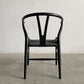 カールハンセン＆サン Carl Hansen & Son CH24 Yチェア ビーチ材 ブラックラッカー×ブラックペーパーコード 日本仕様サイズ ハンス・J・ウェグナー デンマーク 北欧家具 B 〓