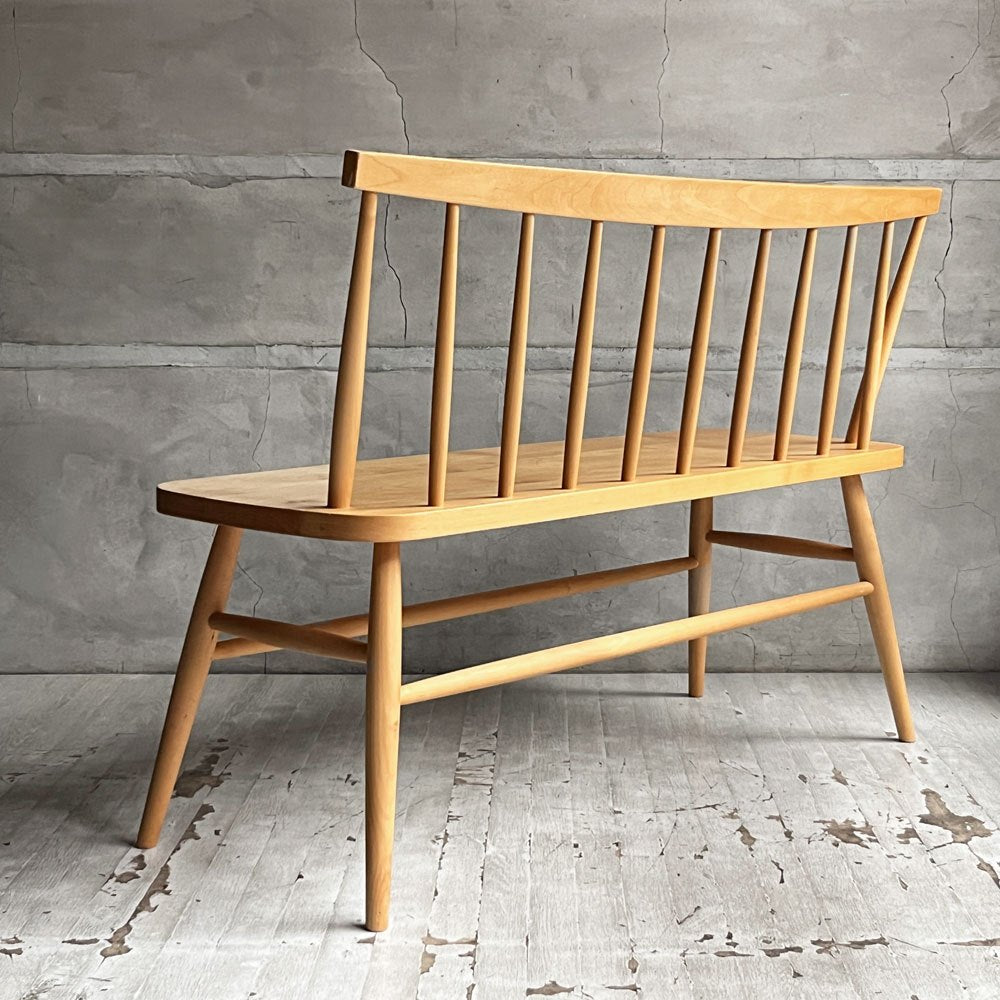 モモナチュラル MoMo natural マレ ST ベンチ  MARE ST BENCH アルダー材 ナチュラル カントリースタイル 定価 44,000- ♪
