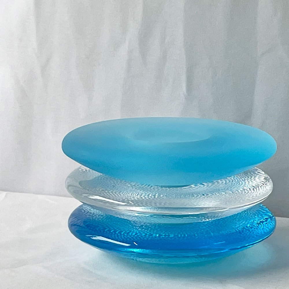 イッタラ iittala ナッピ Nappi キャンドルホルダー Markku Salo ライトブルー 北欧雑貨 フィンランド ◇