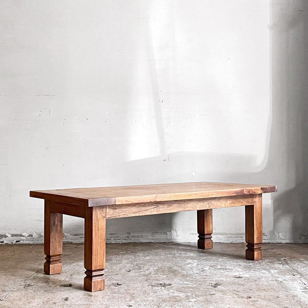 カリッジマーケット CORIGGE MARKET チーク材 コーヒーテーブル W103.5cm 古材 アジアンスタイル ■