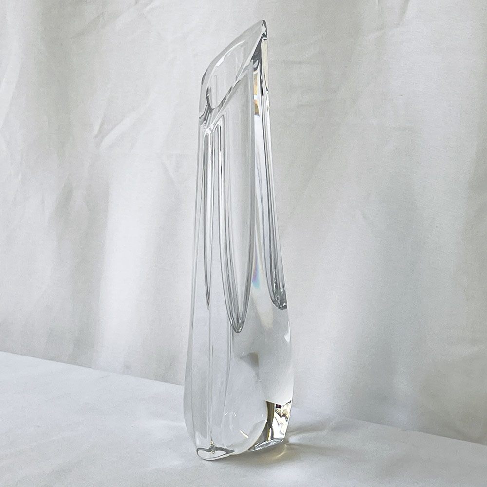 バカラ Baccarat ローズ Rose フラワーベース flower vase 一輪挿し 花瓶 花器 クリスタル フランス ◇