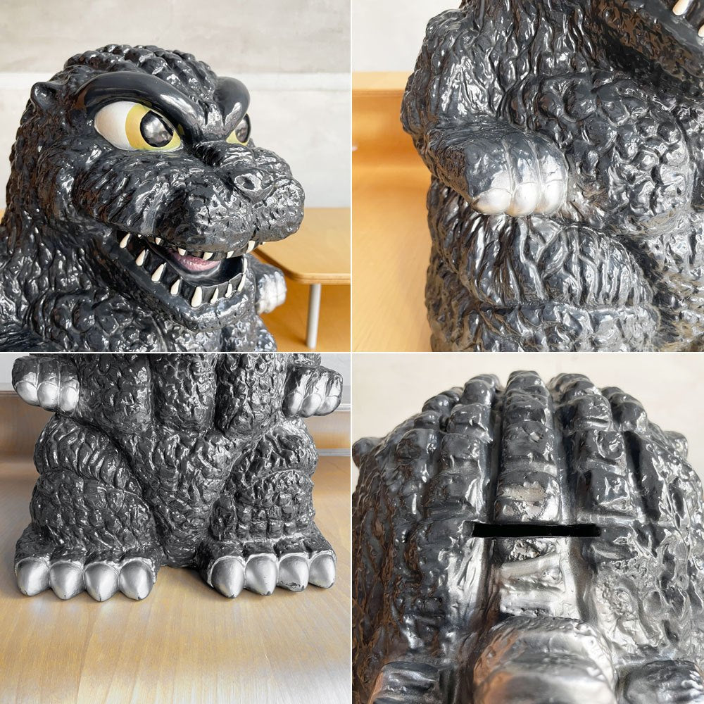 ゴジラ GODZILLA でっかい貯金箱 ソフビ貯金箱 1994年製 東宝 ユタカ 特撮 ♪