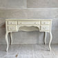 ローラアシュレイ Laura Ashley プロヴァンセル PROVENCALE ドレッシングテーブル デスク 5ドロワー オフホワイトペイント フレンチカントリー 猫脚 参考定価￥174,900- ♪