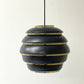 アルテック artek A331 ビーハイブ Beehive アルヴァ・アアルト Alvar Aalto ブラック ブラスメッキリング ペンダントライト フィンランド 箱付き ダクトレール用 プラグタイプ 定価￥179,300- ●