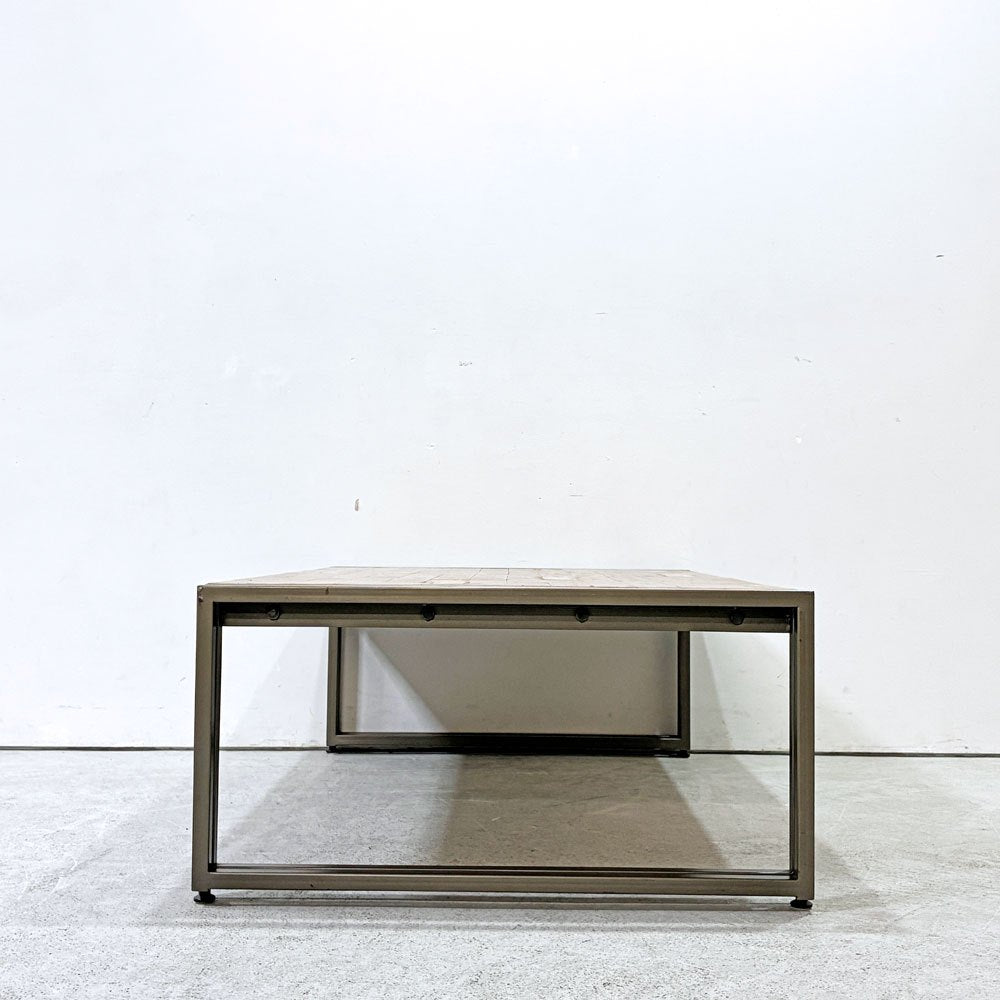 ディーボディ d-Bodhi フェルム FERUM コーヒーテーブル ローテーブル Lサイズ チーク古材 アイアン W120cm インダストリアル アスプルンド ASPLUND取扱 ●