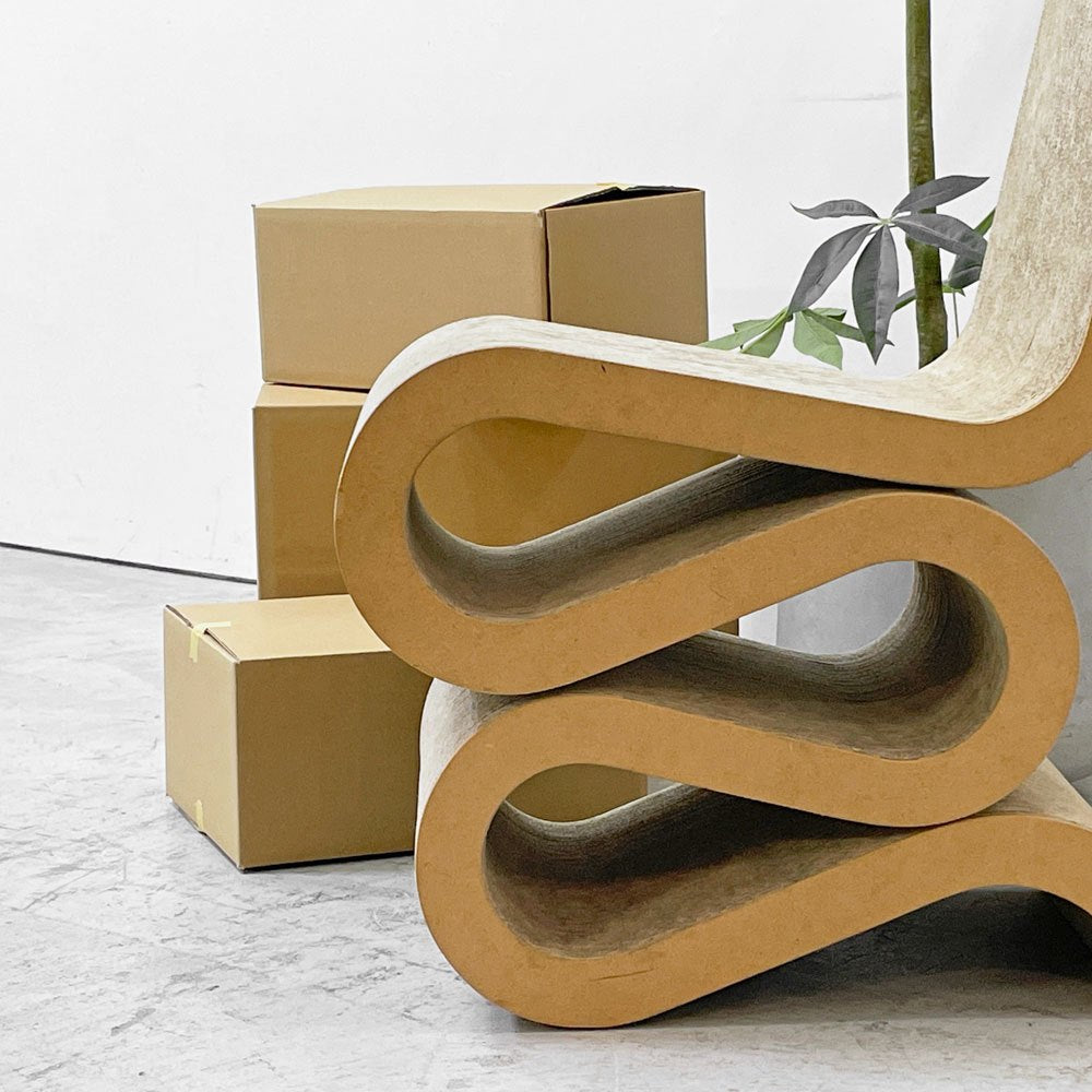 ヴィトラ vitra ウィグル サイドチェア Wiggle Side Chair 段ボール素材 フランク・ゲーリー Frank Gehry 参考定価￥¥170,500- ●