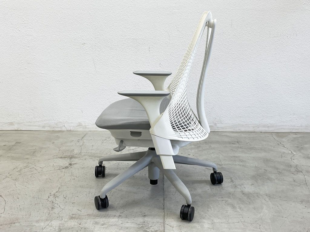 ハーマンミラー Herman Miller セイルチェア SAYL Chair フェザーグレー デスクチェア イヴ・ベアール スタジオホワイト  〓