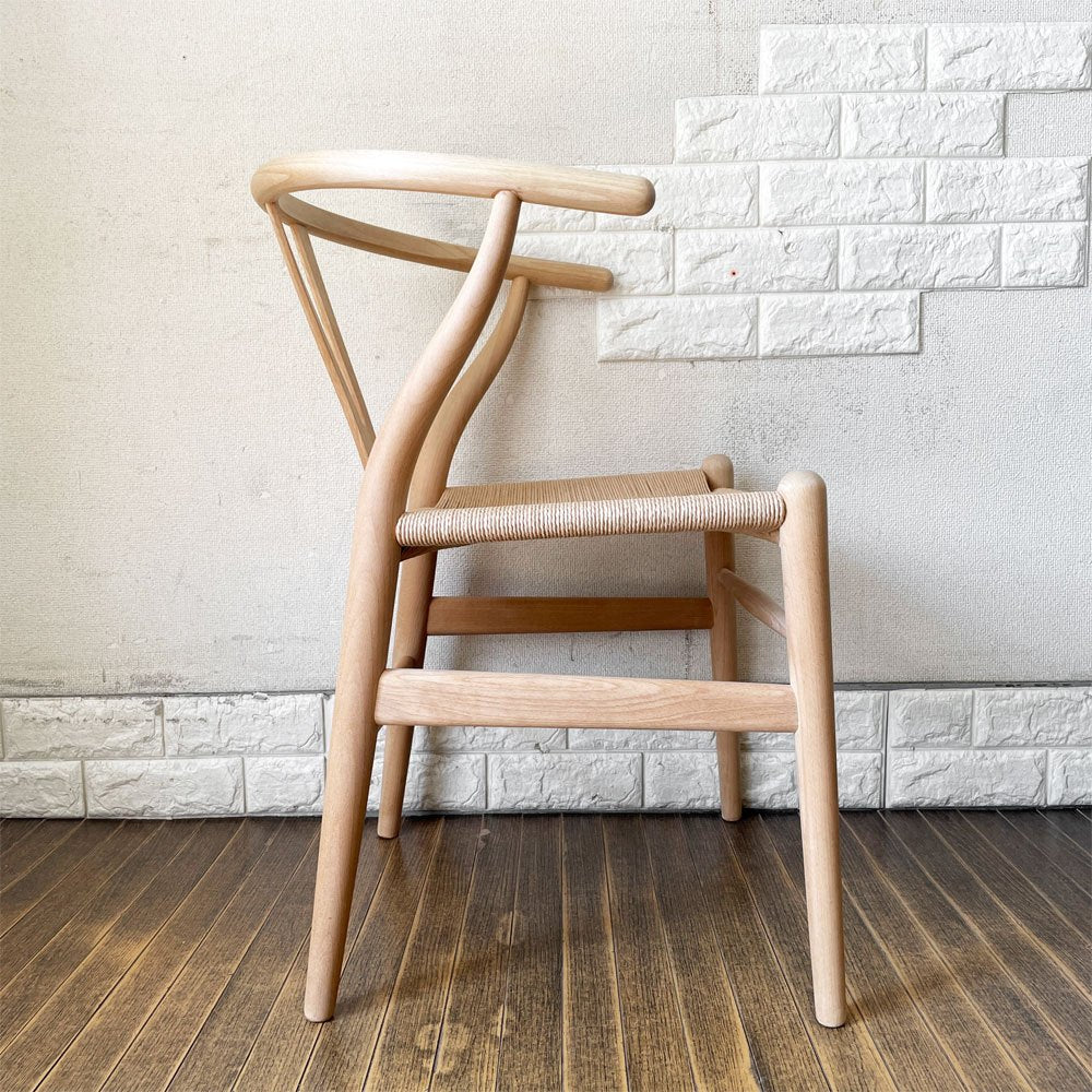 カールハンセン＆サン Carl Hansen & Son CH24 Yチェア ビーチ材 ソープ仕上げ 日本仕様サイズ ペーパーコード張替済 ハンス・J・ウェグナー デンマーク 北欧家具 ◎