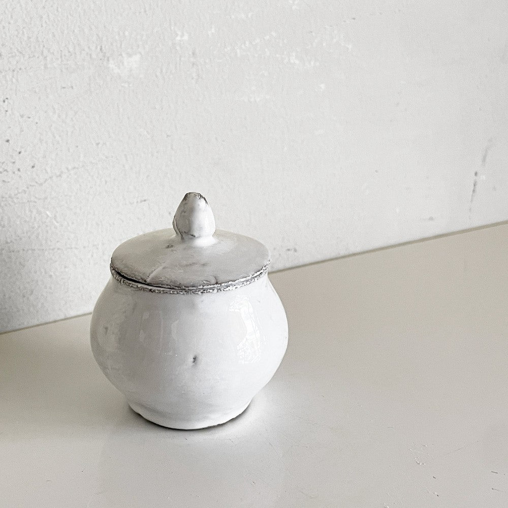 アスティエ・ド・ヴィラット Astier de Villatte フィエット FILLETTE ミニシュガーボウル シュガーポット H7cm 陶器 フランス ■