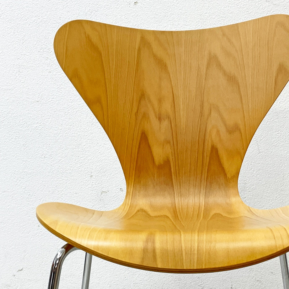 フリッツハンセン Fritz Hansen セブンチェア ビーチ材 ナチュラル アルネ・ヤコブセン Arne Jacobsen スタッキング デンマーク 北欧家具 B ●
