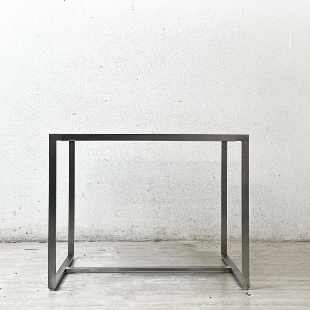 シンプルデザイン Simple Design ステンレス デスク テーブル W90cm インダストリアルスタイル ●