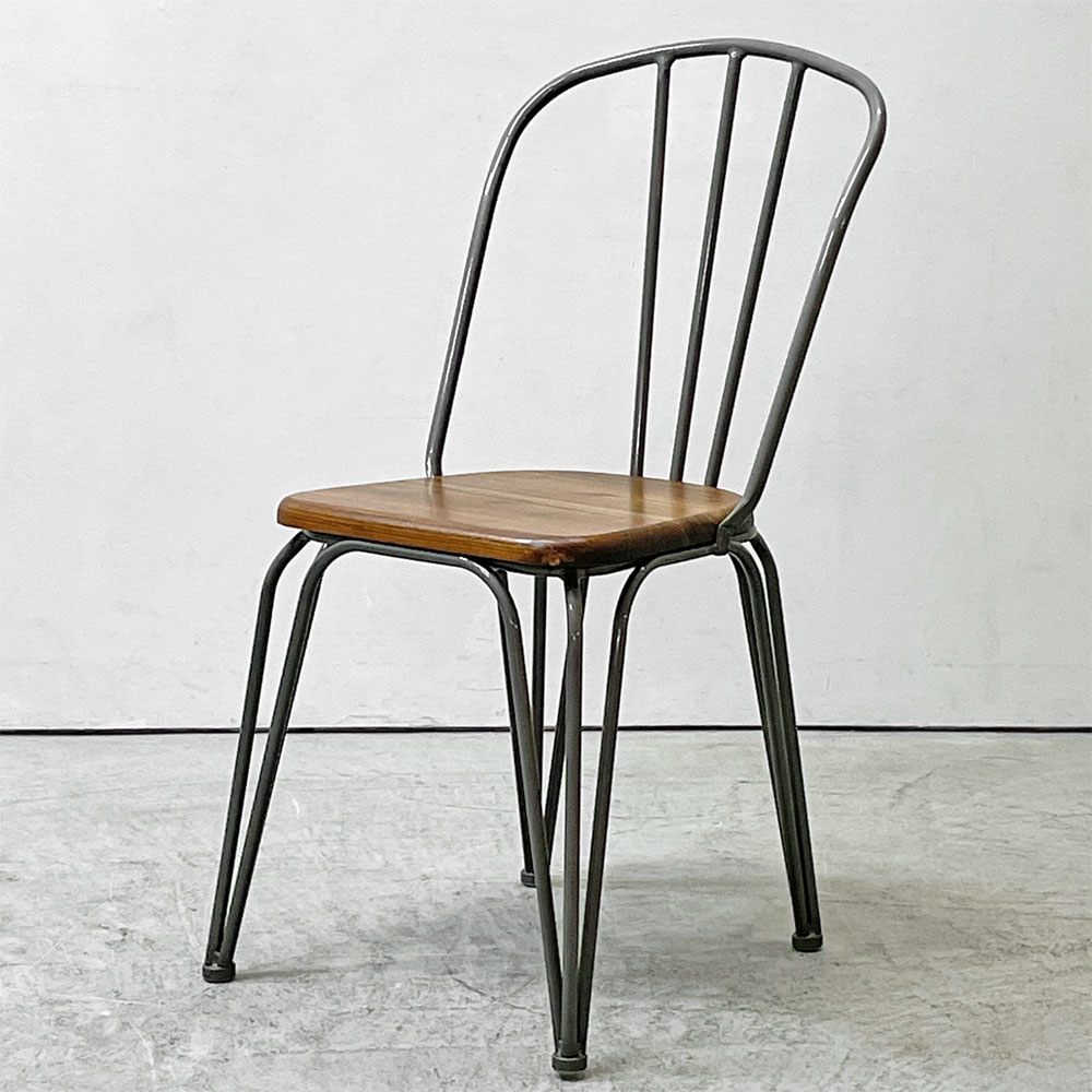 ガルト GART 1290 CHAIR ダイニングチェア エルム古材×アイアン インダストリアルデザイン 工業系 B ●