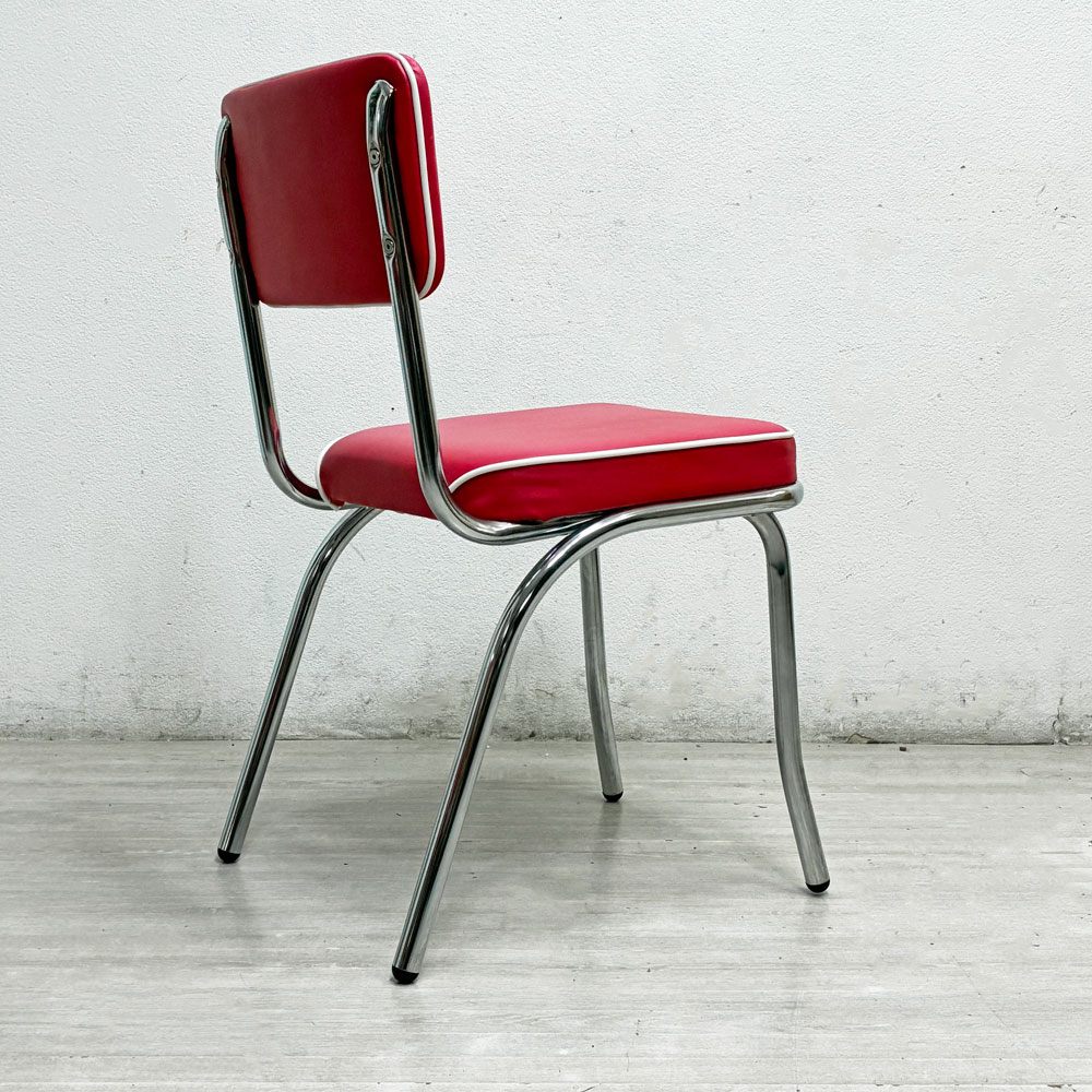 コカ・コーラ Coca Cola コークチェア Coke Chair PJ-105C ダイニング カフェチェア 50sビンテージスタイル 店舗什器 US A ●