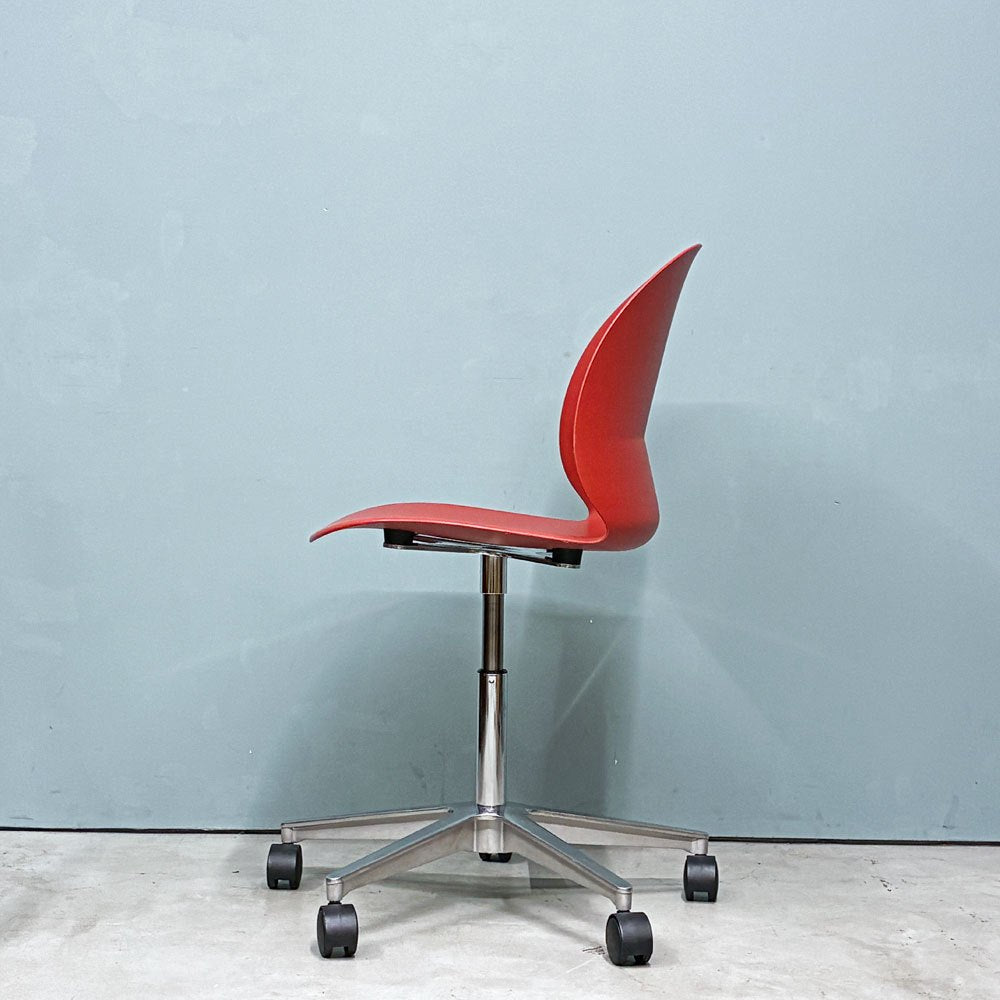 フリッツハンセン Fritz Hansen N02 リサイクルチェア RECYCLE  デスクチェア ダークレッド キャスター 佐藤オオキ nendo ◎