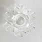 イッタラ iittala  スノークリスタル 雪の結晶 キャンドルホルダー ヴァルト・コッコ Valto Kokko フィンランド 北欧雑貨 ビンテージ 箱付 ■