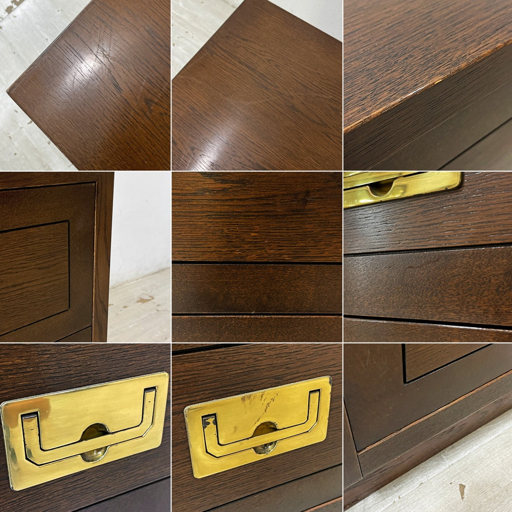 カリモク karimoku ドマーニ domani モーガントン Morganton サイドチェスト サイドテーブル ナイトテーブル 3ドロワー ヒッコリーブラウン ●