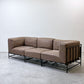ジャーナルスタンダードファニチャー j.s.F ラバルセクショナルソファ LAVAL SECTIONAL SOFA 3Pソファ スチール レザー調ファブリック 工業系 ●