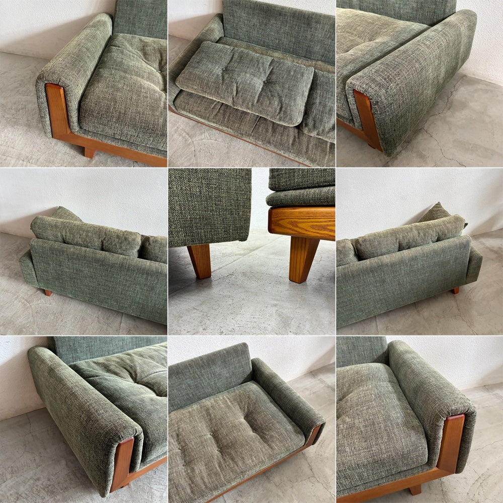 アクメファニチャー ACME Furniture ウィンダンソファ WINDAN SOFA 3人掛け & クッション×2個付き + オットマン セット 総額約28万円 USビンテージスタイル ミッドセンチュリーモダンテイスト jsF ジャーナルスタンダード 〓