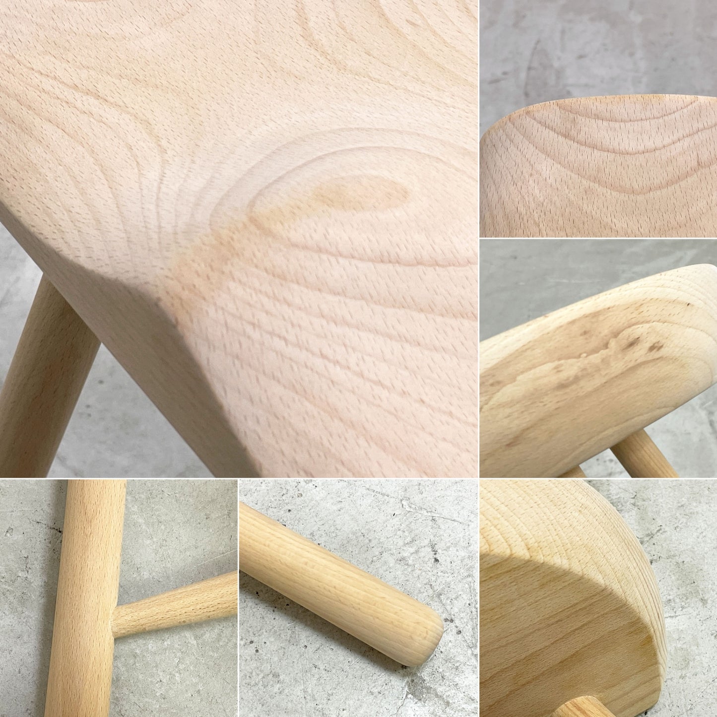 ワーナー Werner シューメーカーチェア Shoemaker Chair NO.49 スツール ビーチ材 ソープフィニッシュ ラーズ・ワーナー デンマーク 北欧家具 ●