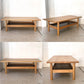 イデー IDEE ディモンシュ ローテーブル DIMANCHE LOW TABLE ホワイトオーク無垢材×グリーンブラック コーヒーテーブル ナチュラルモダン ★