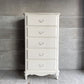 ローラアシュレイ Laura Ashley プロヴァンセル PROVENCALE トールチェスト 5ドロワー オフホワイト フレンチカントリー  参考定価￥194,400-♪