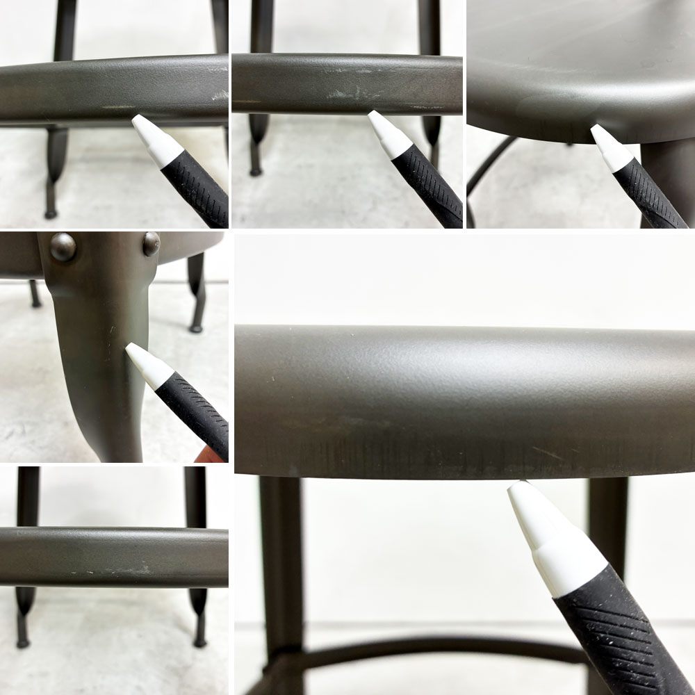 フェールトラヴァイユ FER TRAVAIL ニコルチェア NICOLLE Chair SH45 ダイニングチェア スチール マットクリア仕上げ 別注モデル インダストリアル フランス E ●