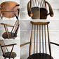 アーコール Ercol ゴールドスミス ダイニングチェア アームチェア コロニアル ハイバック エルム材 ダークブラウン UKビンテージ 英国家具 ♪