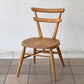 アーコール Ercol ダブルバックチェア イエロードット スタッキング スクールチェア エルム材 英国 UKビンテージ ◇