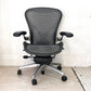 ハーマンミラー Herman Miller アーロンチェア Bサイズ ポスチャーフィット ウェイブ ポリッシュドアルミベース ビル・スタンフ ＆ ドン・チャドウィック ★
