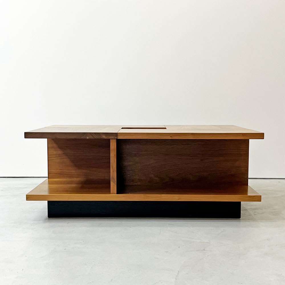サンコー SUNKOH プロント リビングテーブル PRONTO Living Table ウォールナット材 無垢材 長方形 オーダーサイズ 森 宣雄 モダンデザイン ●