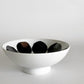 マリメッコ marimekko x 有田焼 福泉窯 「We love Japan」 お茶碗 キヴェット柄 漆黒 伝統工芸 北欧食器 B ■